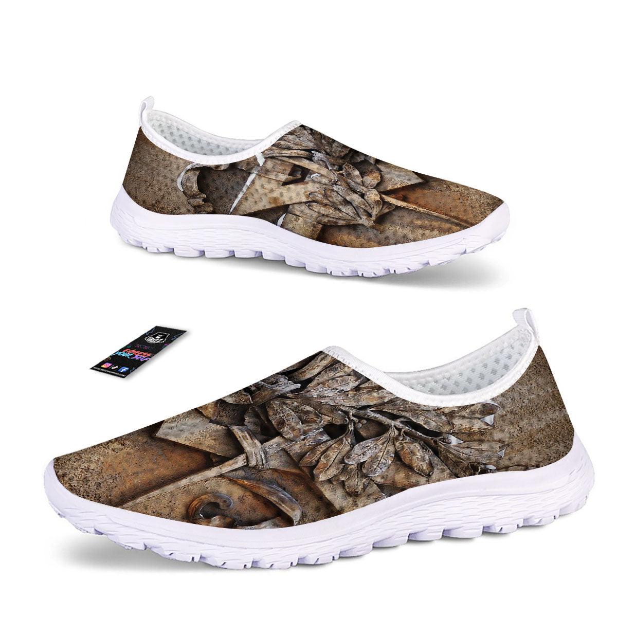 Emblem Freemasonry Print Nurse Shoes-grizzshop