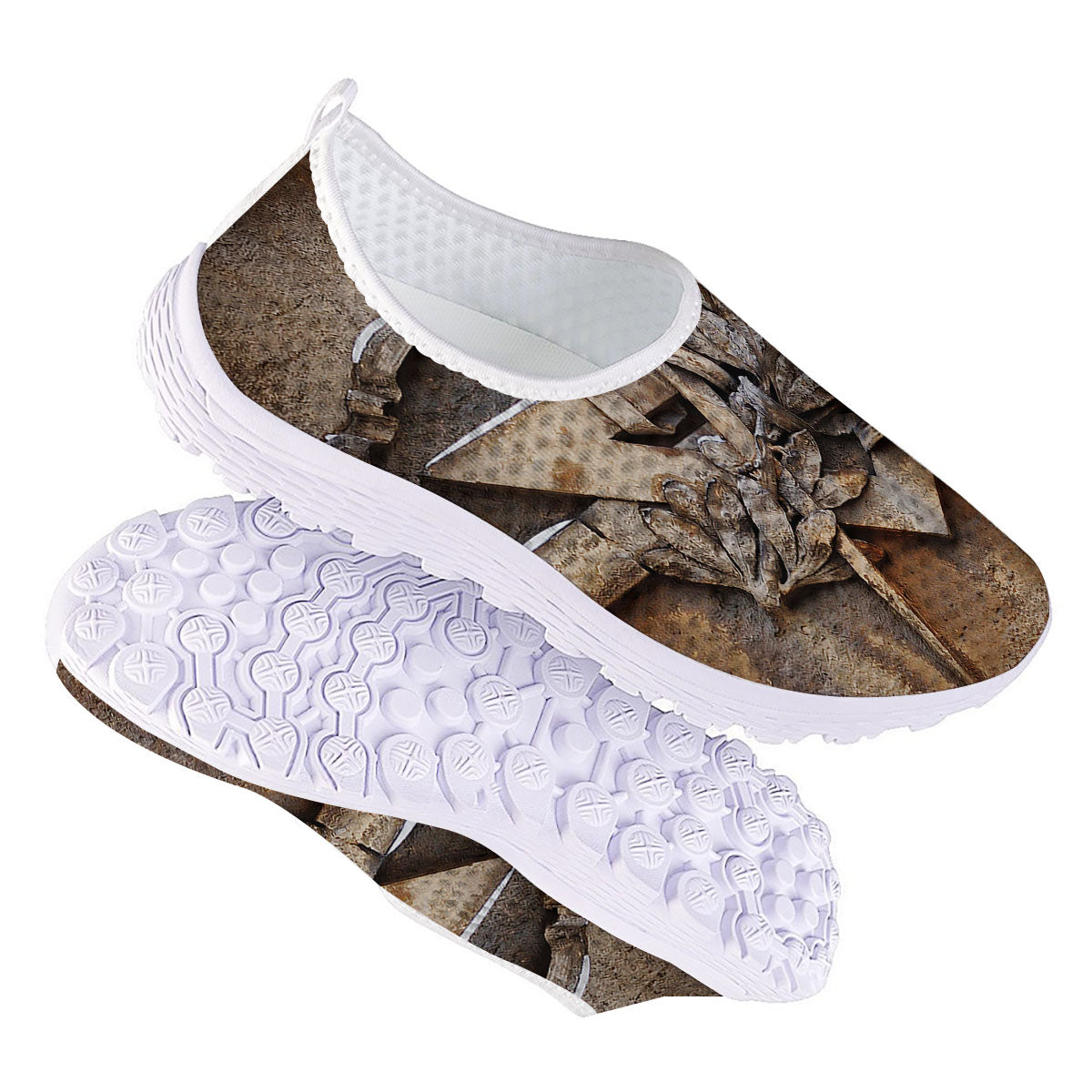 Emblem Freemasonry Print Nurse Shoes-grizzshop