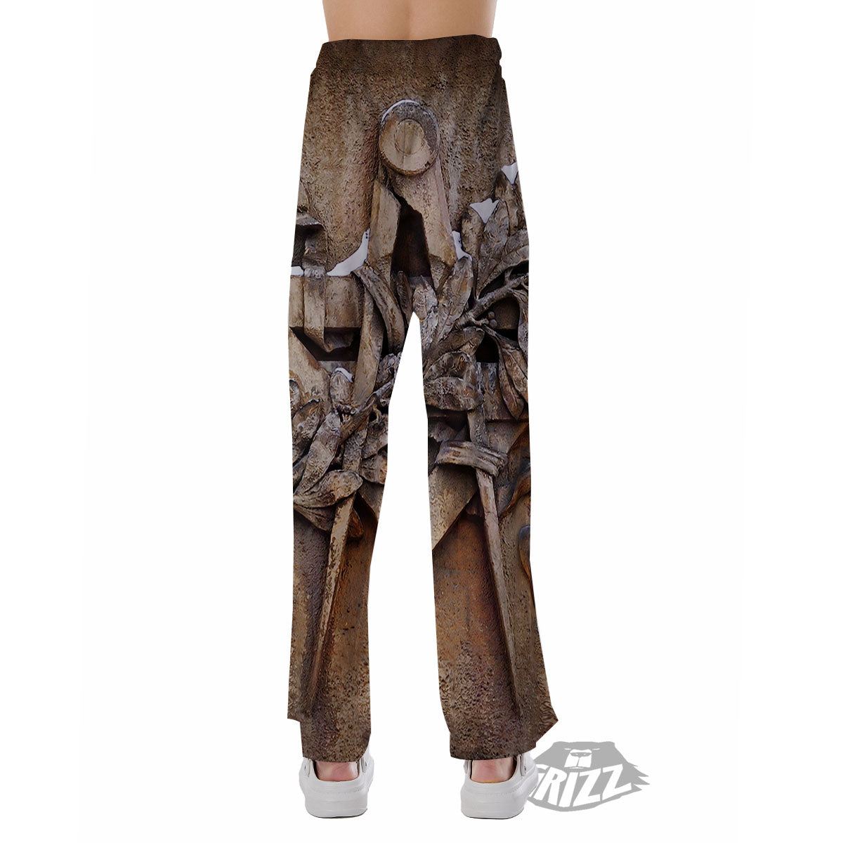Emblem Freemasonry Print Pajama Pants-grizzshop