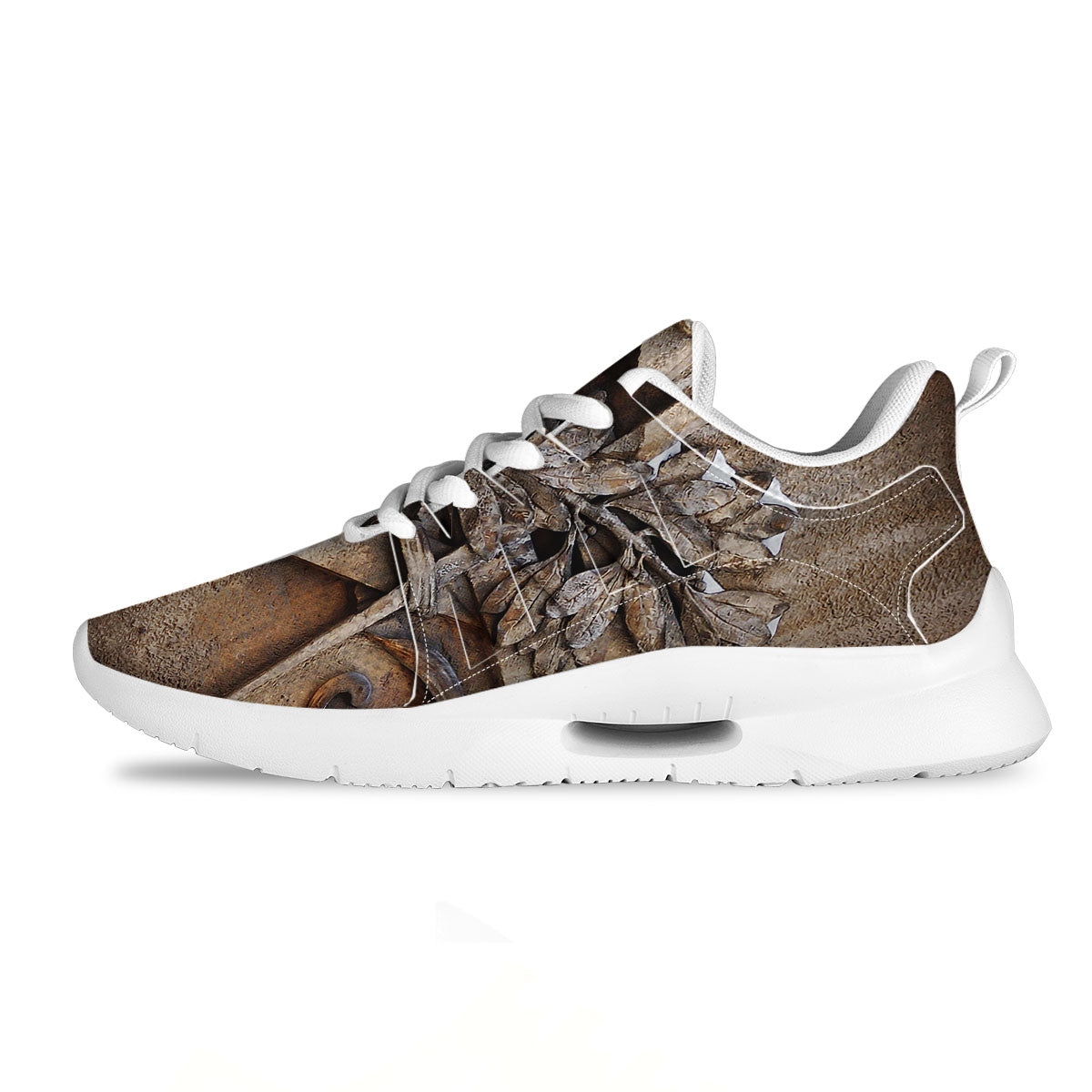 Emblem Freemasonry Print Tennis Shoes-grizzshop