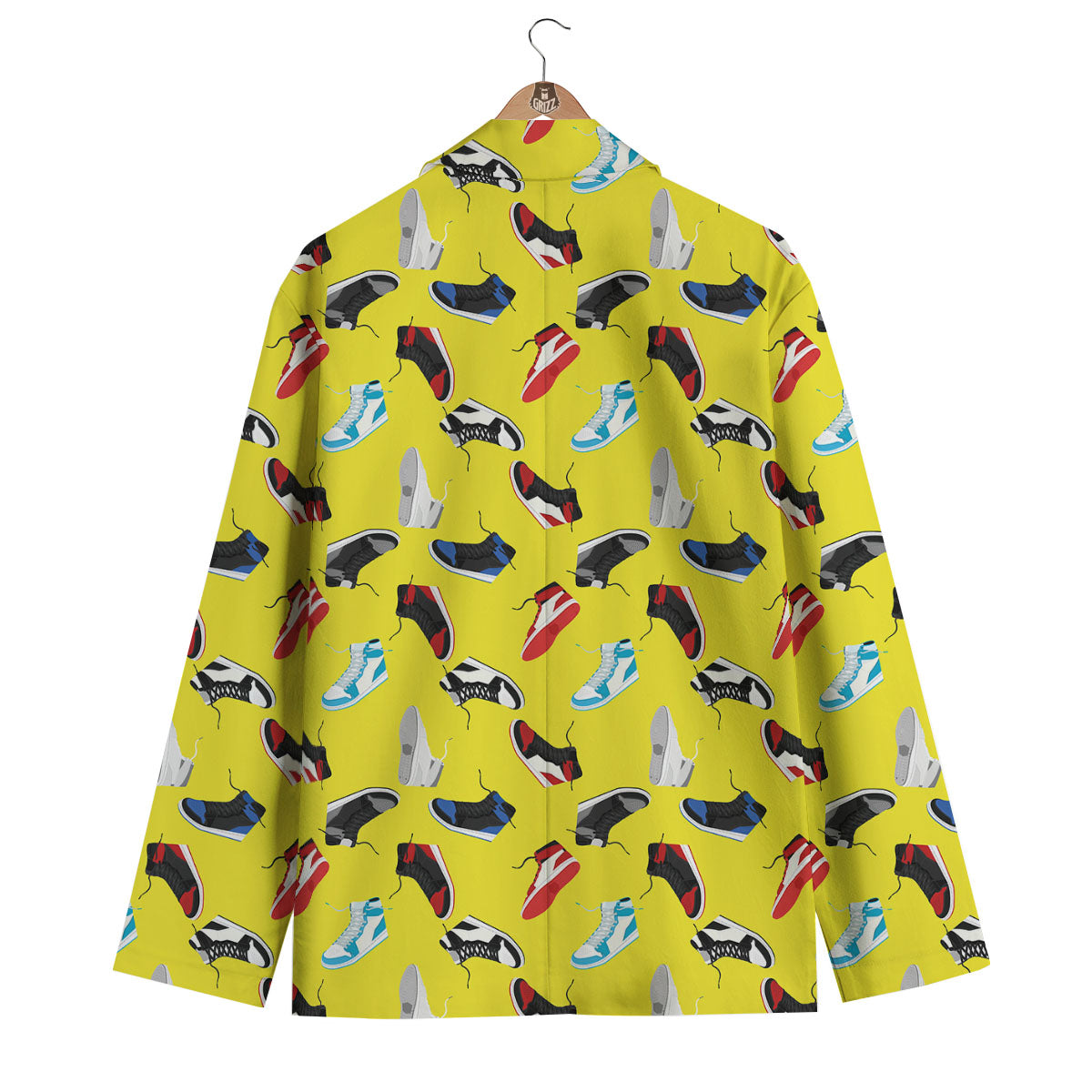 Emo Shoes Print Pattern Men's Blazer-grizzshop