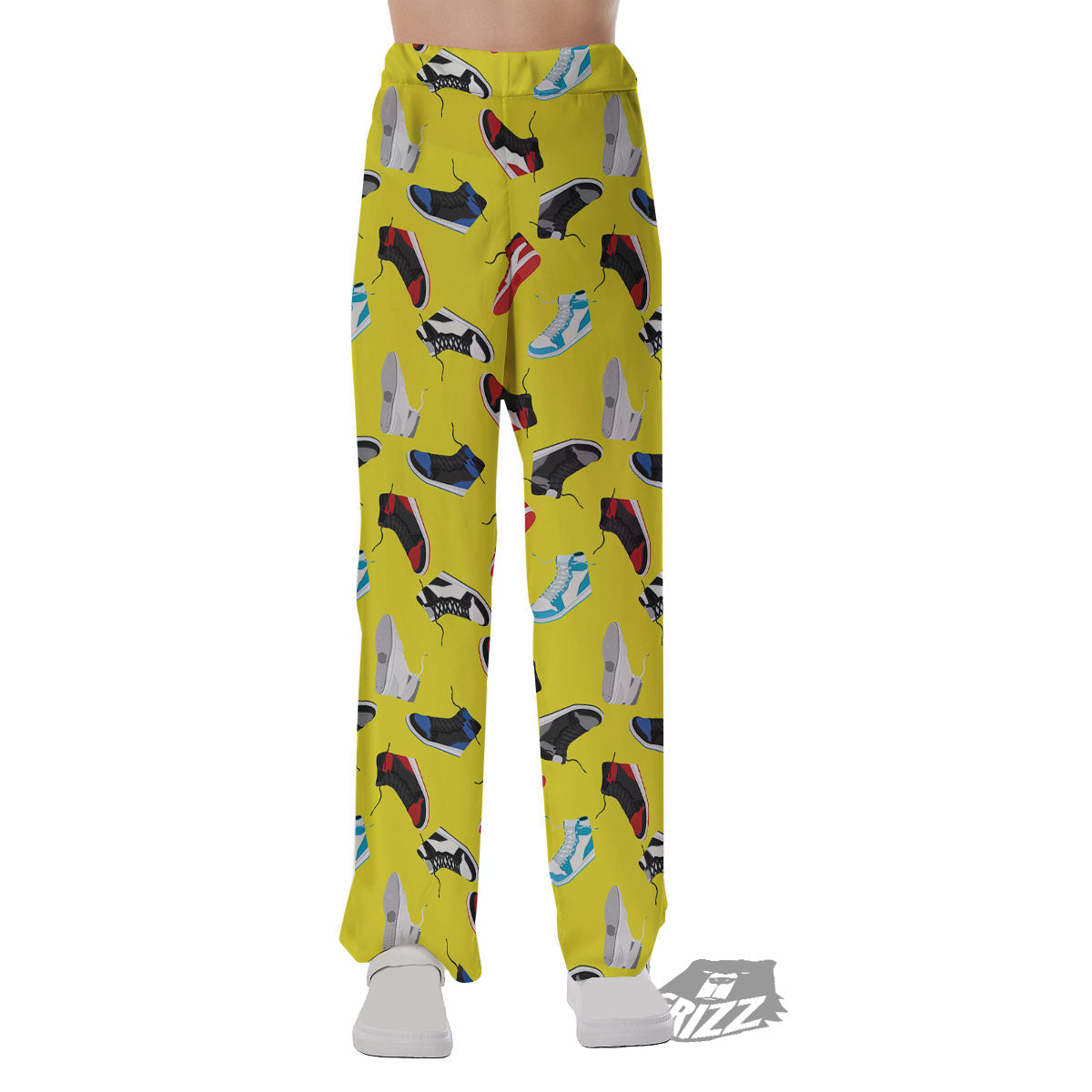 Emo Shoes Print Pattern Pajama Pants-grizzshop