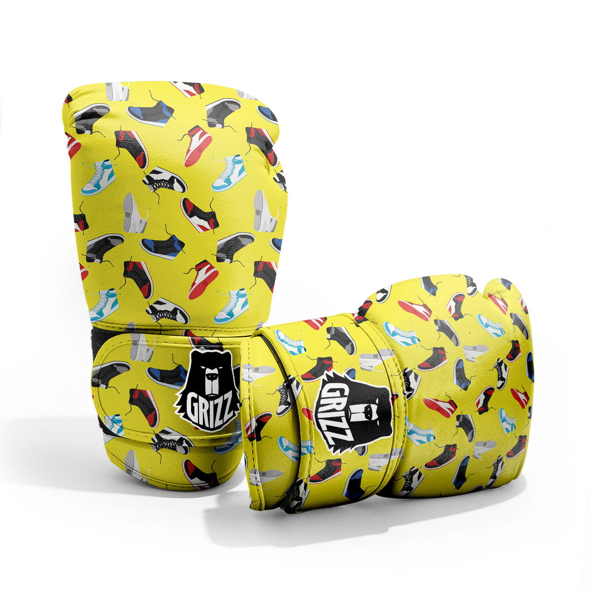 Emo Shoes Print Pattern Sparring Gloves-grizzshop