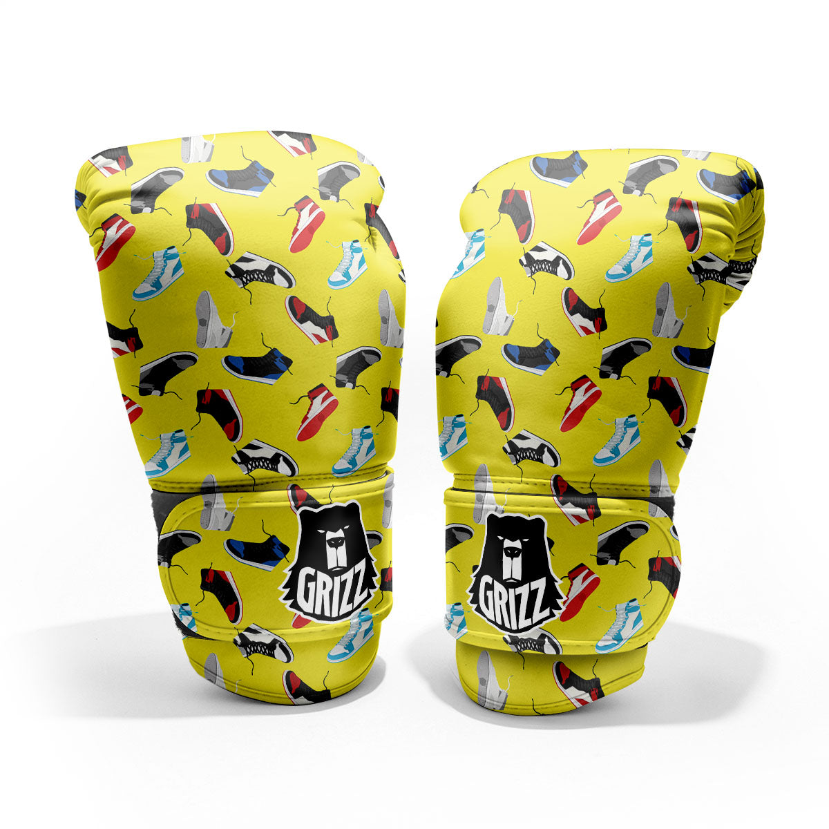 Emo Shoes Print Pattern Sparring Gloves-grizzshop