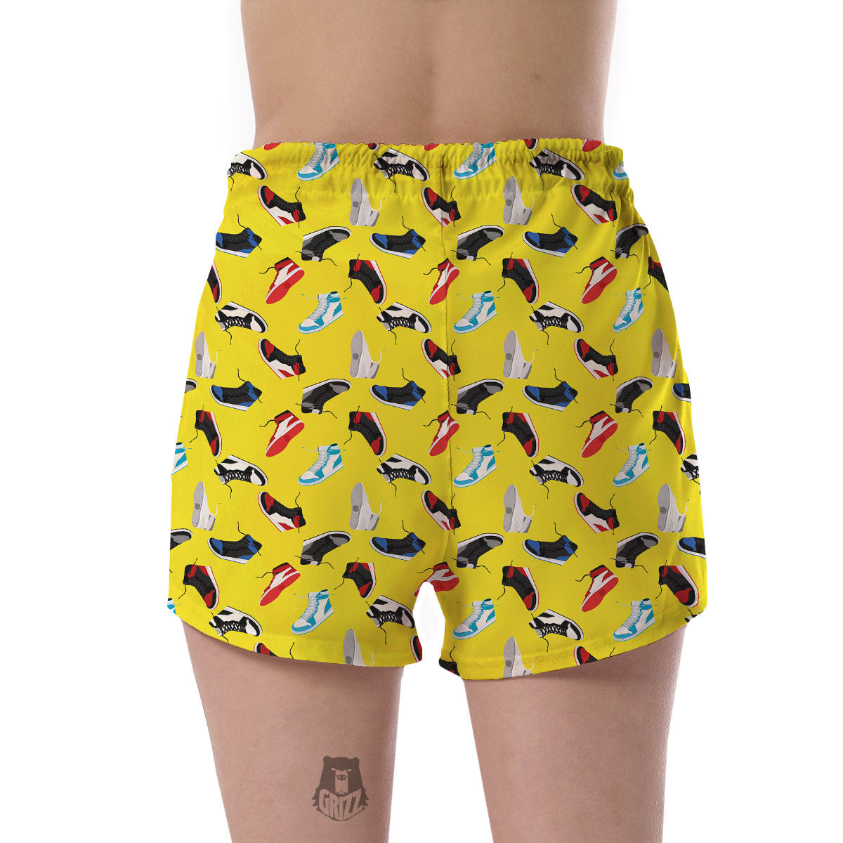 Emo Shoes Print Pattern Women's Shorts-grizzshop