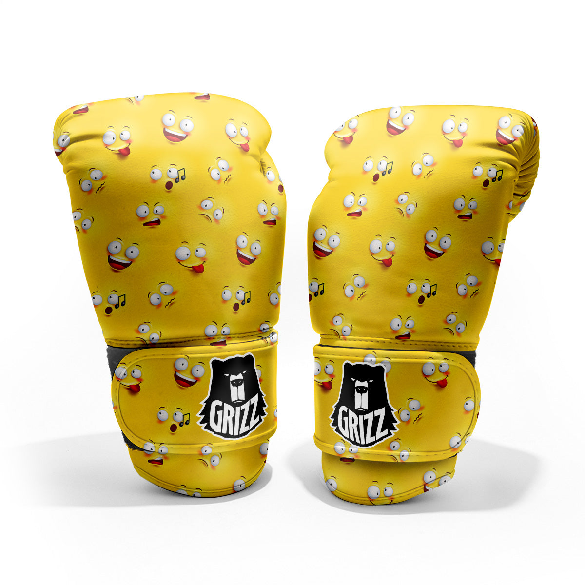 Emoji 3D Face Print Pattern Pro Boxing Glove