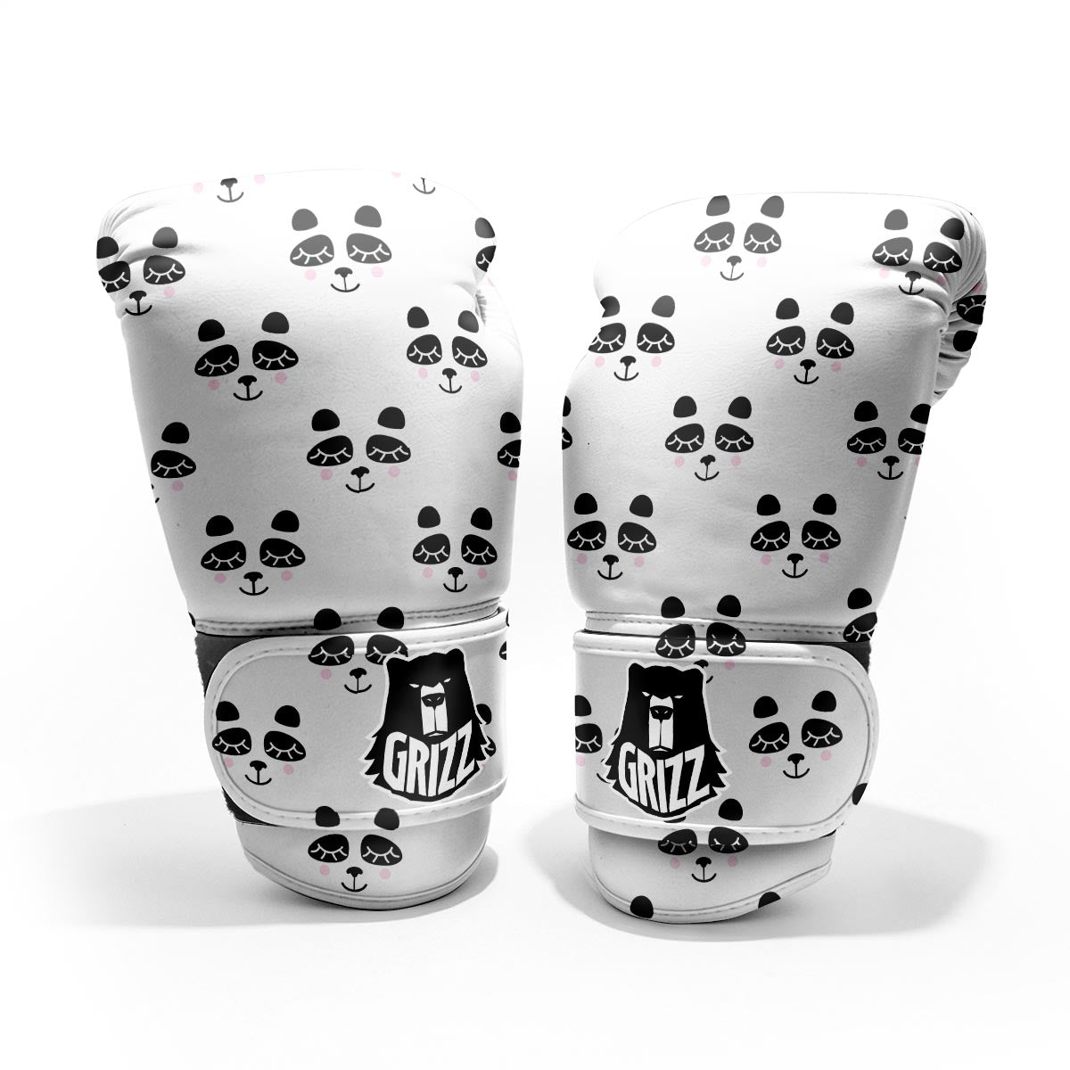 Emoji Bear Sleeping Print Pattern Pro Boxing Glove