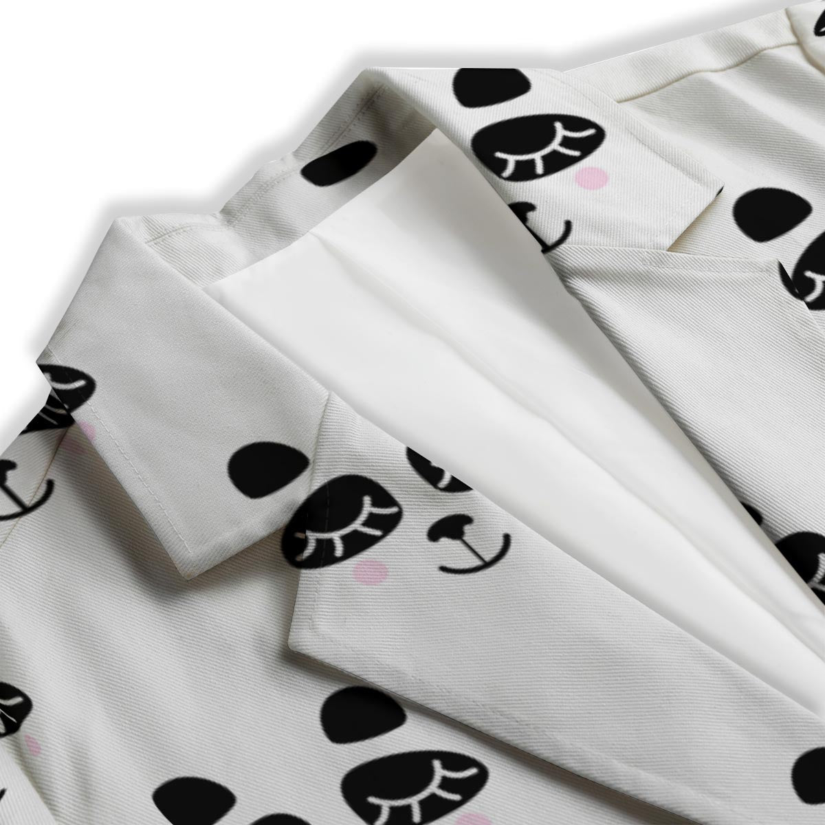 Emoji Bear Sleeping Print Pattern Women's Blazer-grizzshop