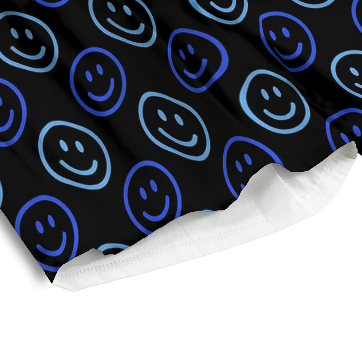 Emoji Blue Print Pattern Men's Athletic Shorts