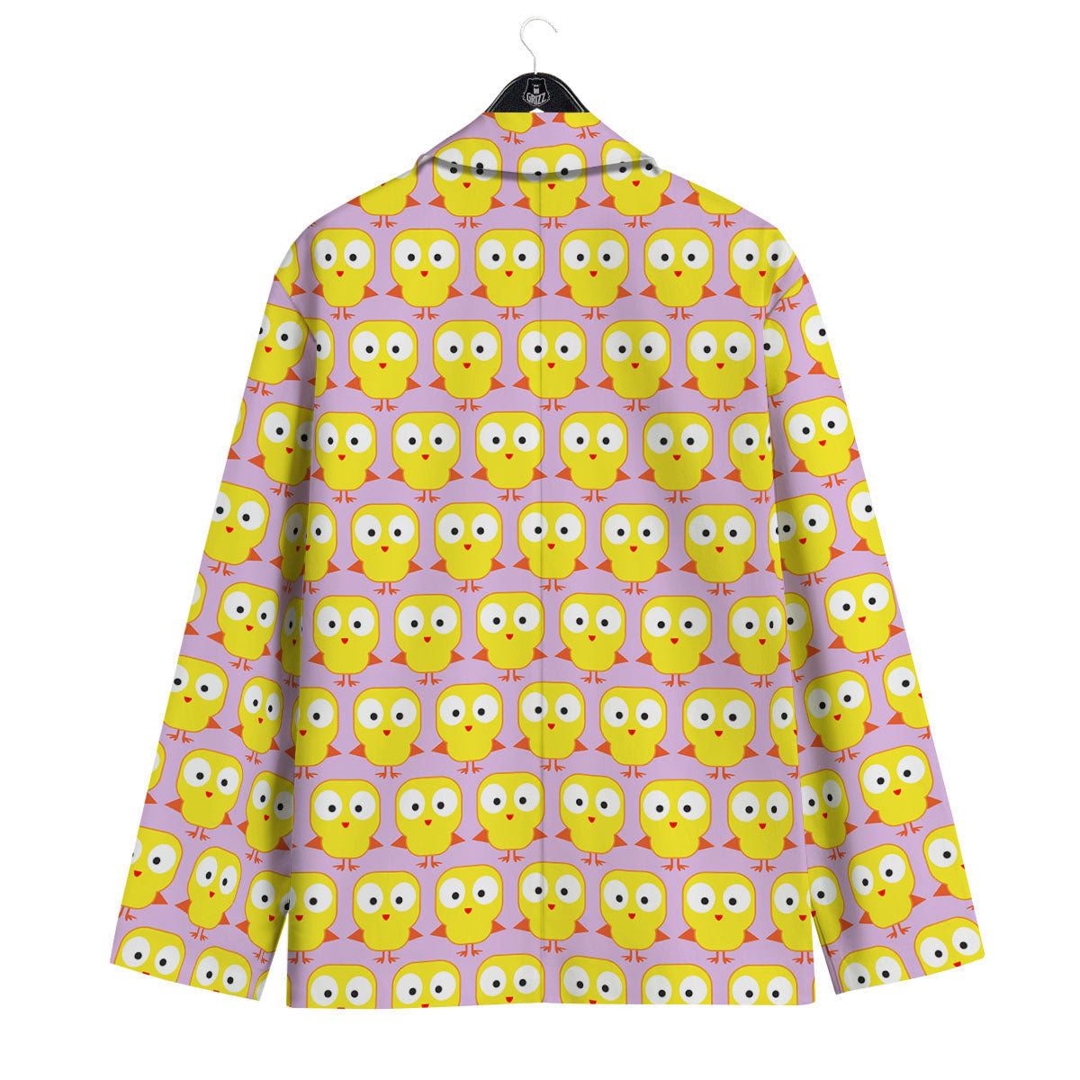 Emoji Chicken Love Print Pattern Men's Sport Coat-grizzshop
