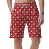 Emoji Christmas Print Pattern Men's Shorts-grizzshop