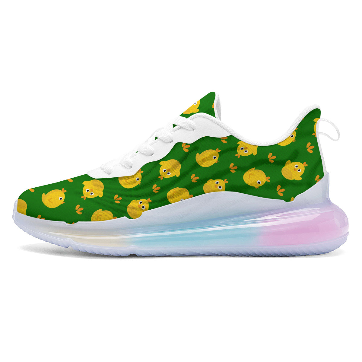 Emoji Cute Chicken Print Pattern Running Sneakers-grizzshop