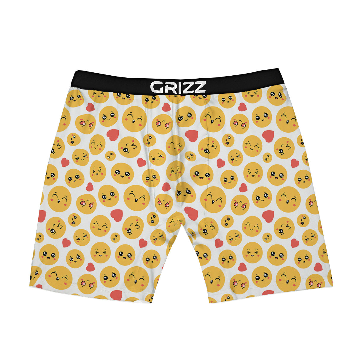 Emoji Cute Print Pattern Boxer Briefs-grizzshop