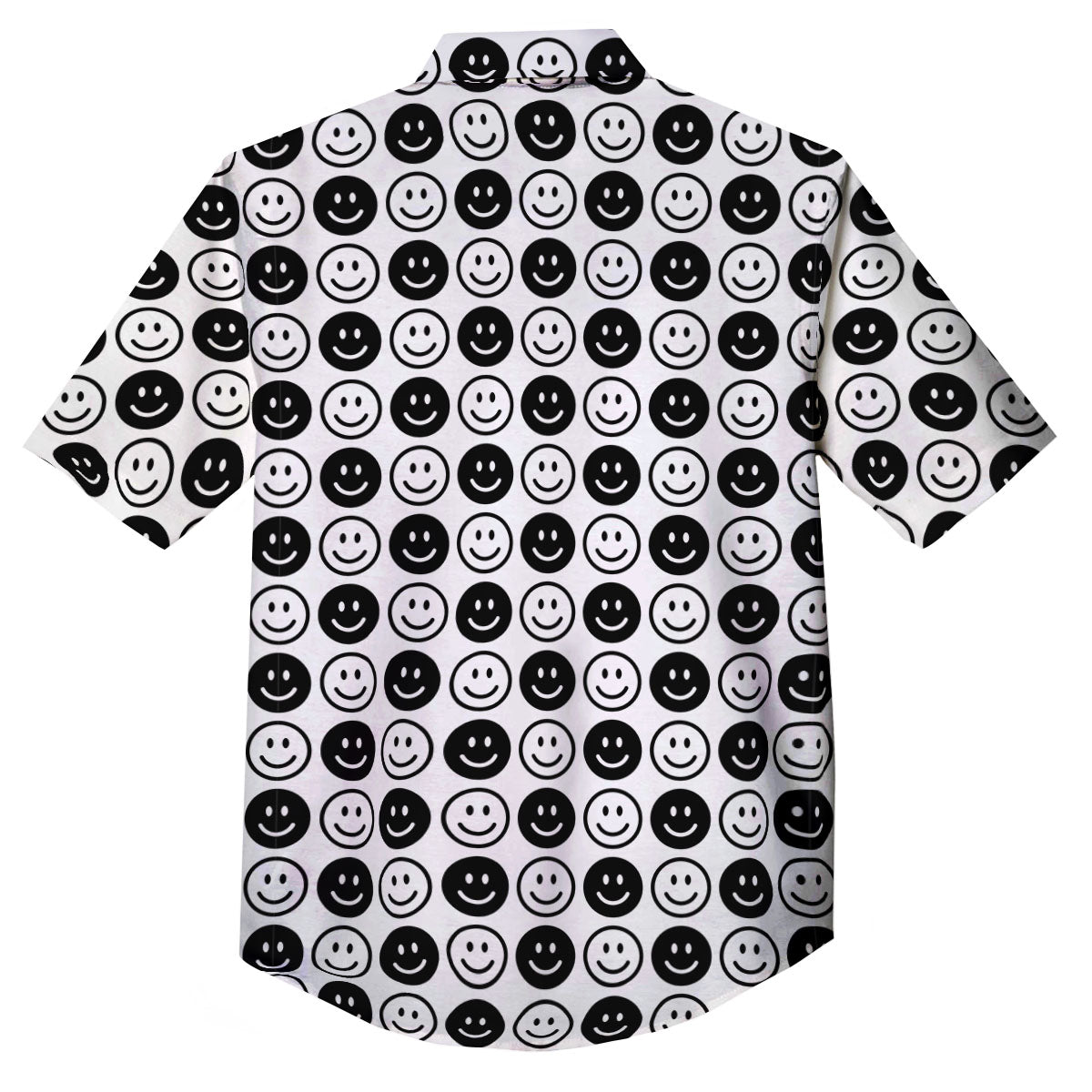 Emoji Funny Print Pattern Button Up Shirt-grizzshop