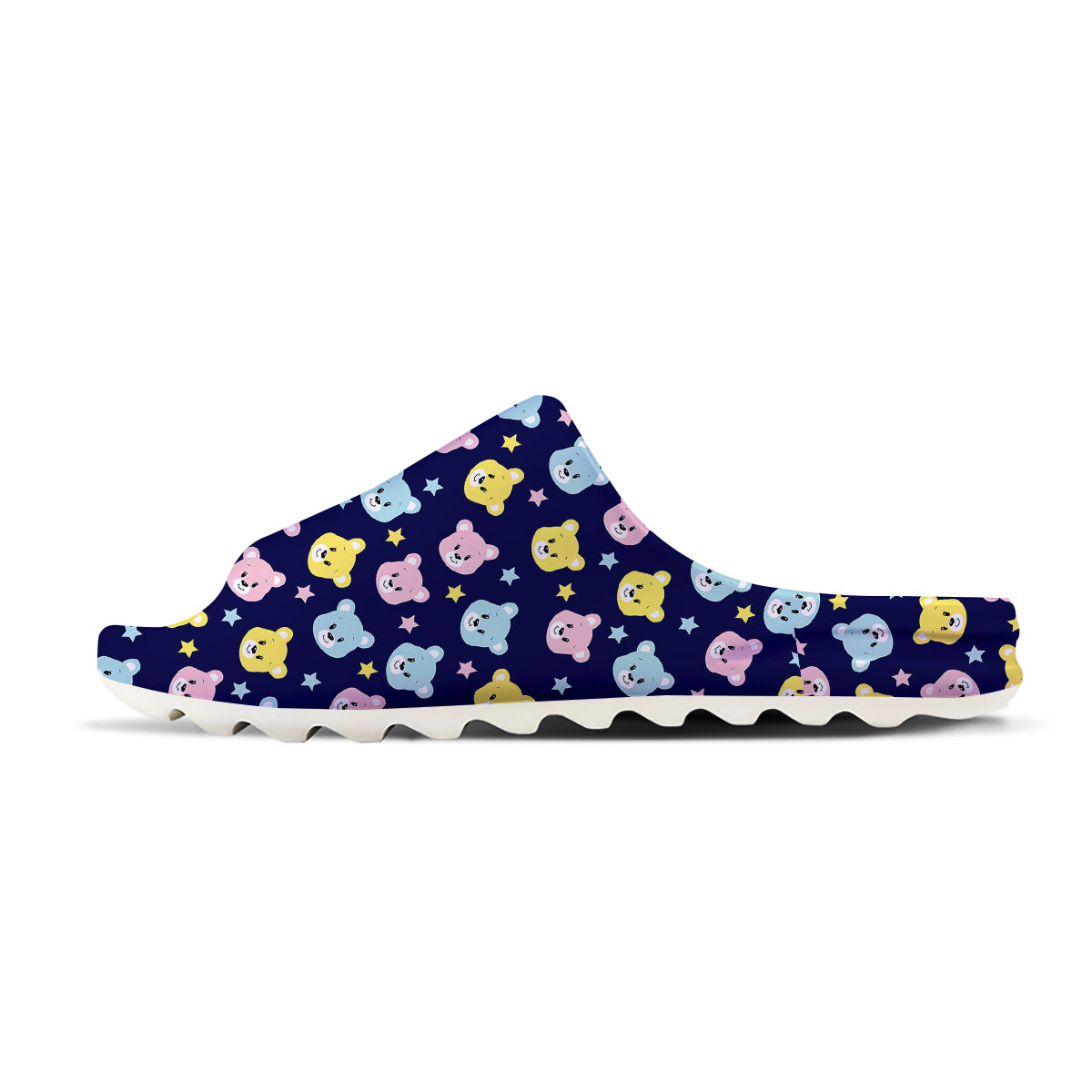 Emoji Bear Print Pattern Sandals-grizzshop