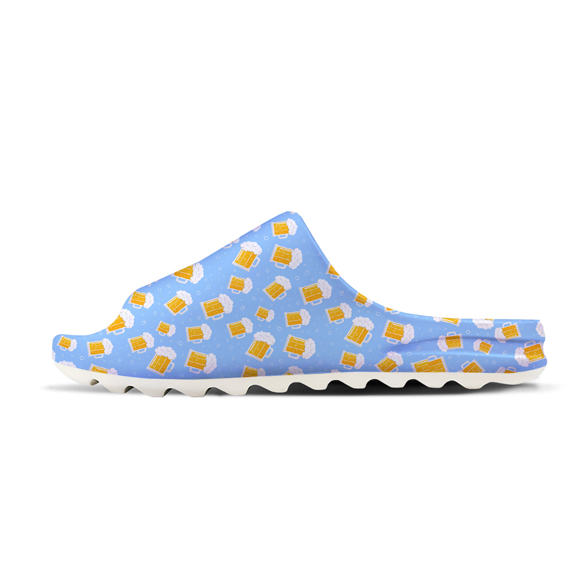Emoji Beer Print Pattern Sandals-grizzshop