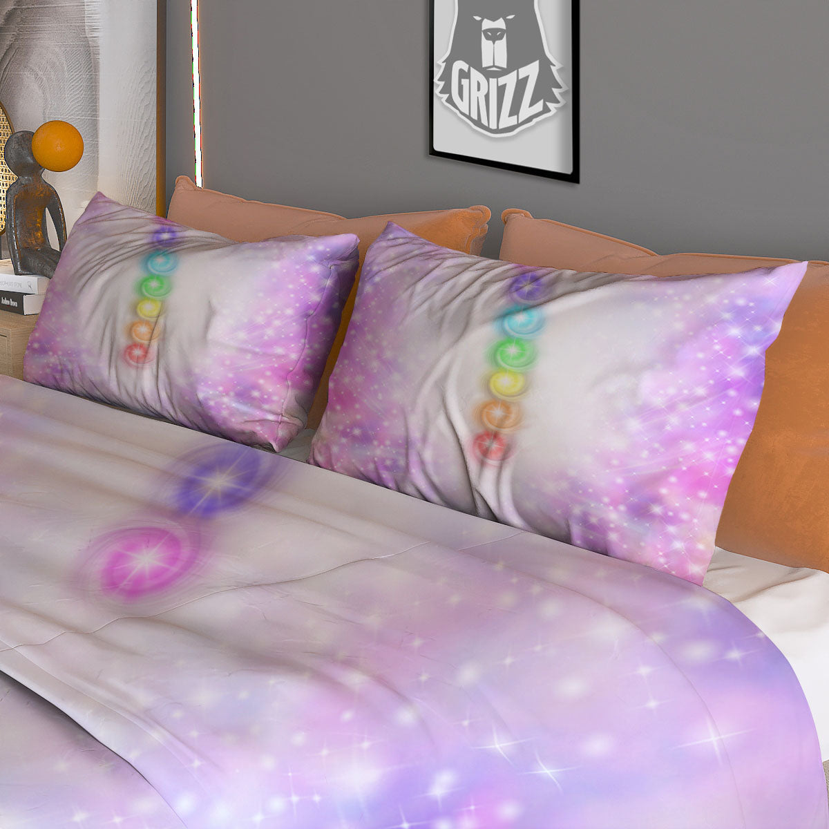 Eclipse Total Lunar Print Duvet Cover Bedding Set