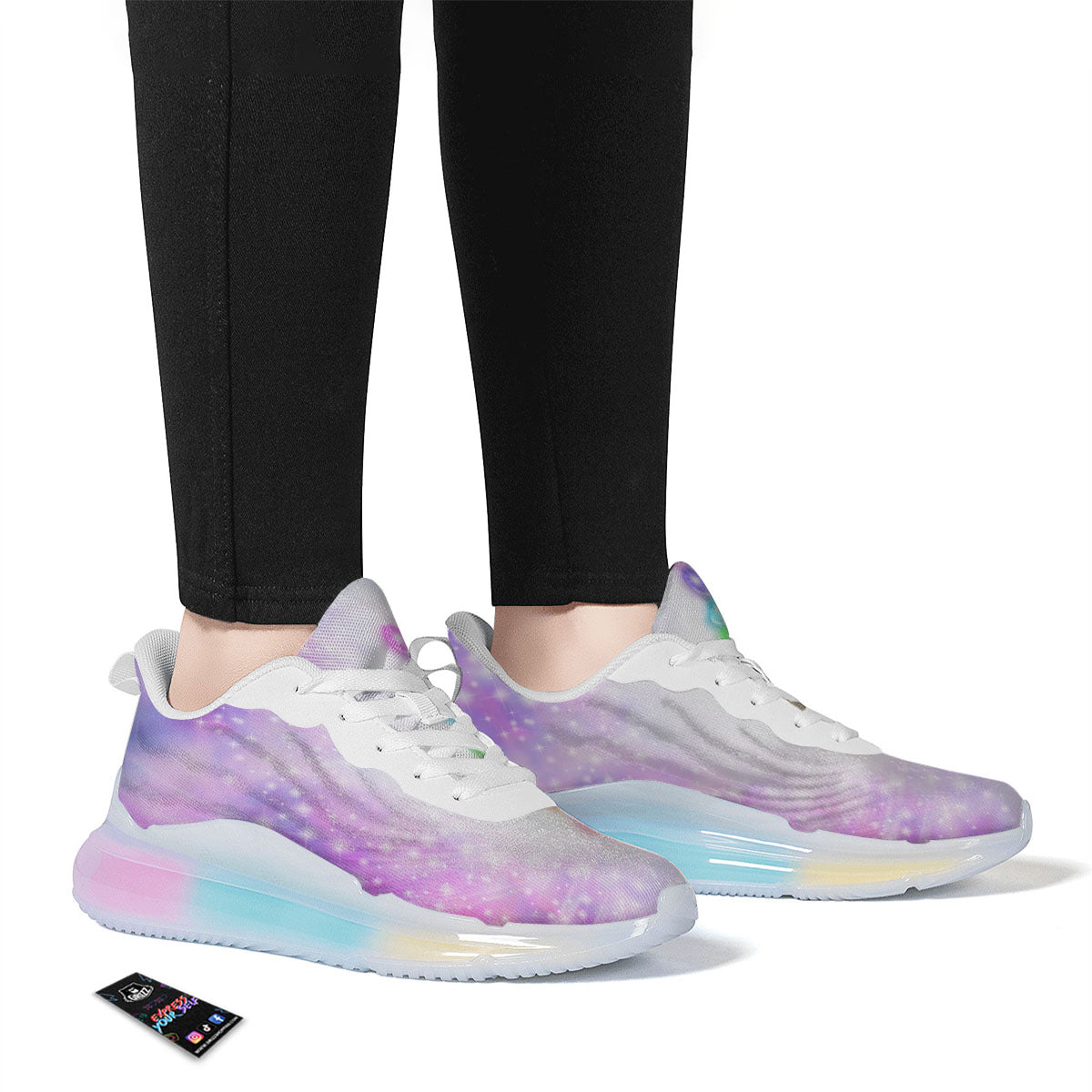 Energy Seven Chakras Print Running Sneakers-grizzshop
