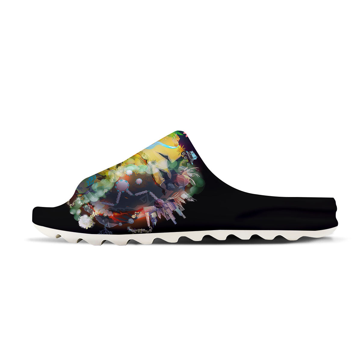 Environmental Destruction Print Sandals-grizzshop