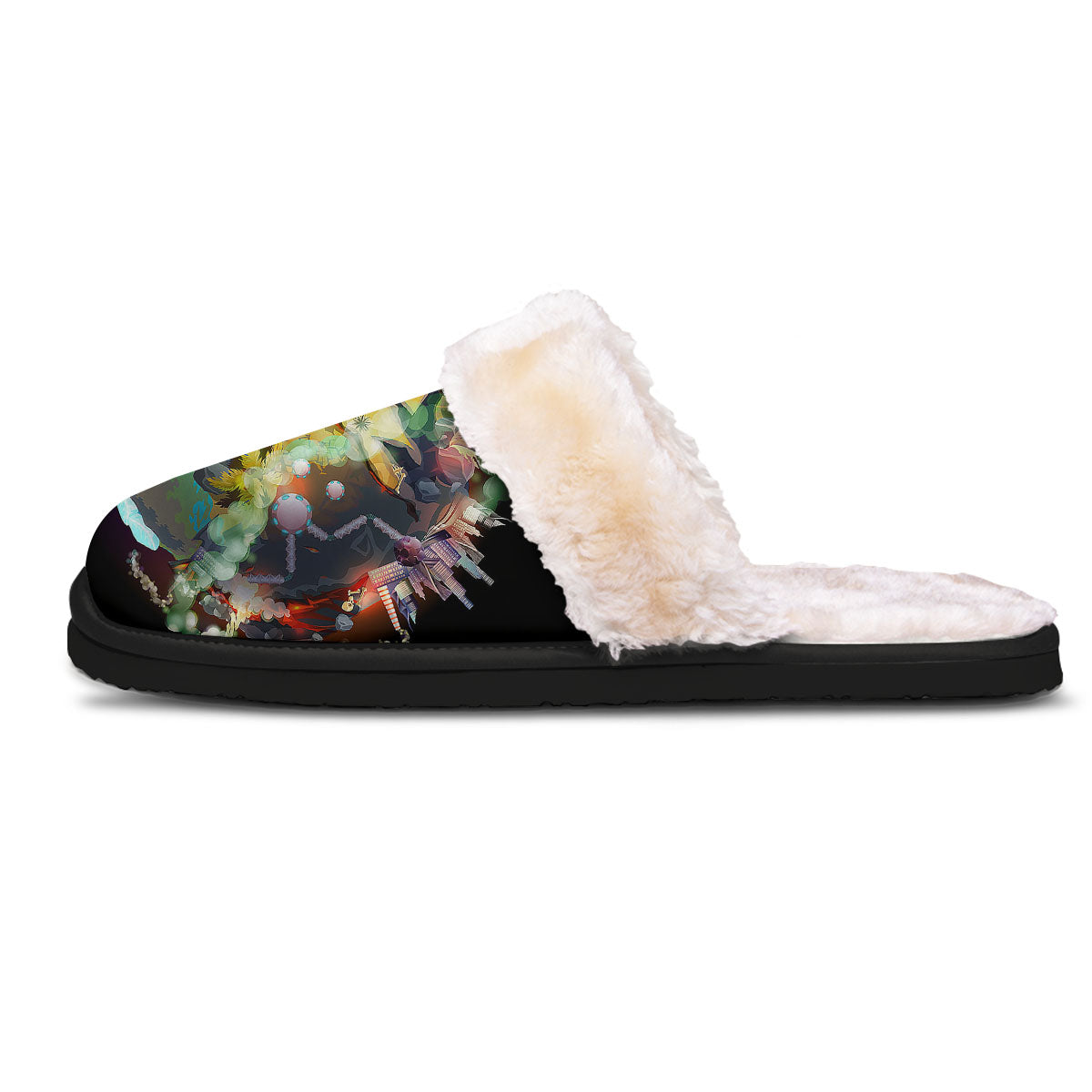 Environmental Destruction Print Slippers-grizzshop