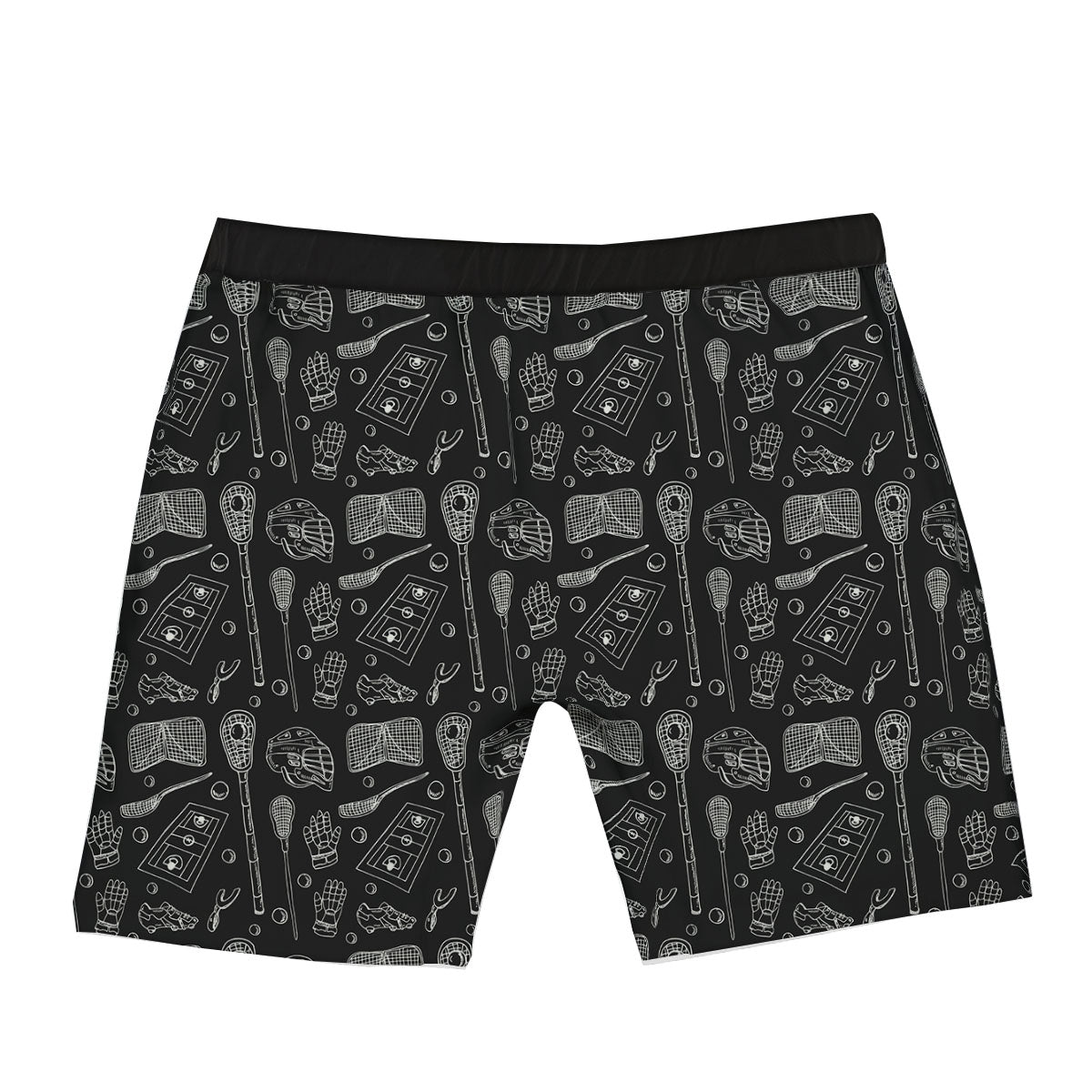 Equipment Lacrosse Print Pattern Boxer Briefs-grizzshop
