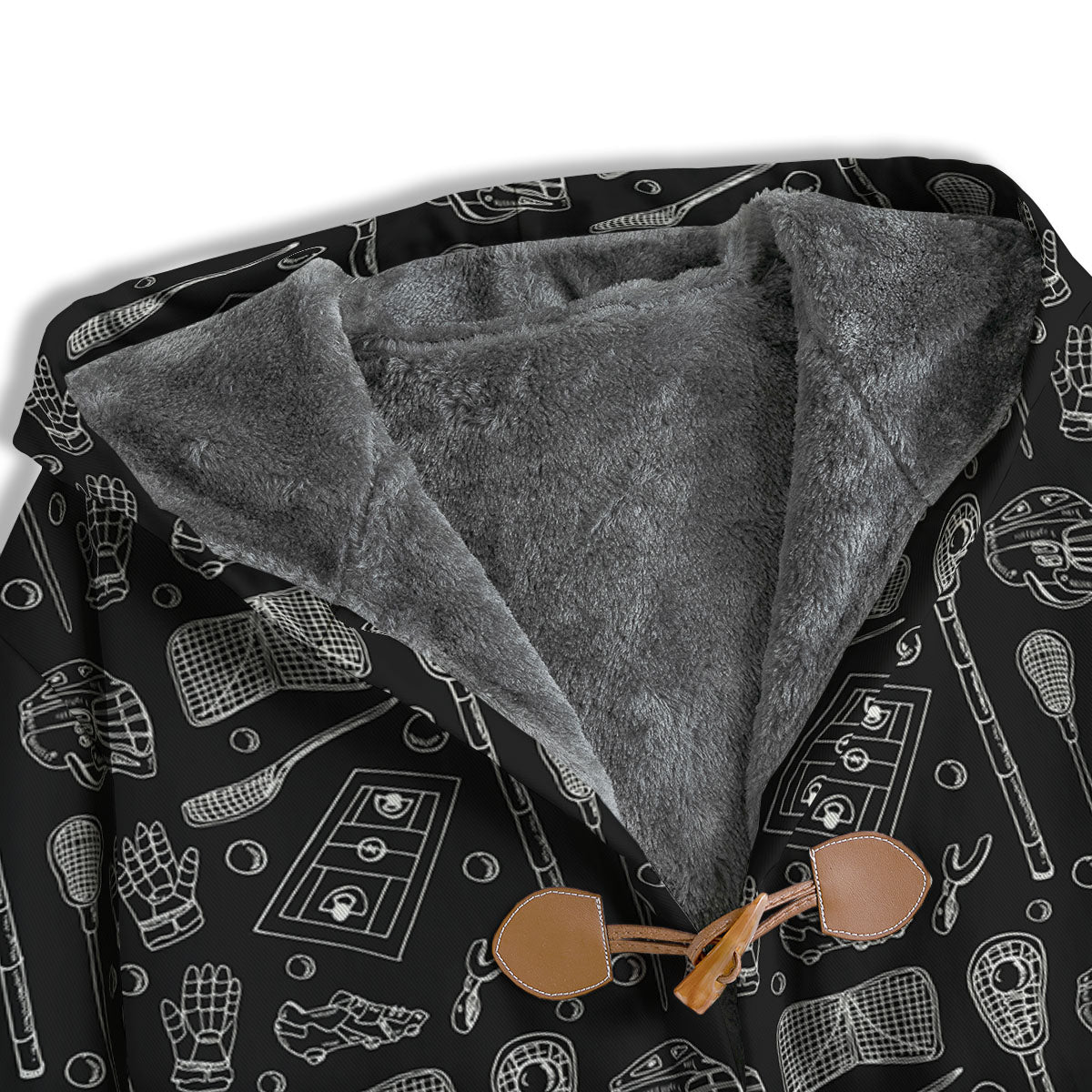 Equipment Lacrosse Print Pattern Men's Windbreaker Jacket-grizzshop