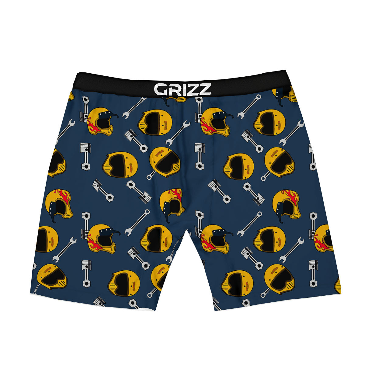 Equipment Motorcycle Print Pattern Boxer Briefs-grizzshop
