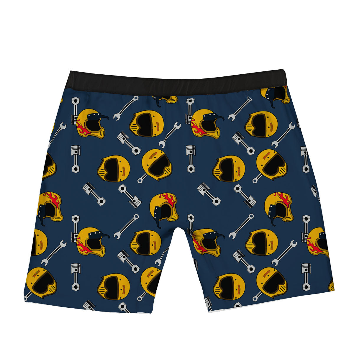 Equipment Motorcycle Print Pattern Boxer Briefs-grizzshop