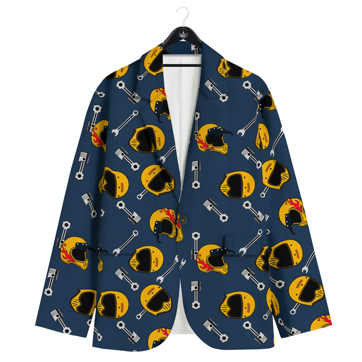 Equipment Motorcycle Print Pattern Men's Sport Coat-grizzshop