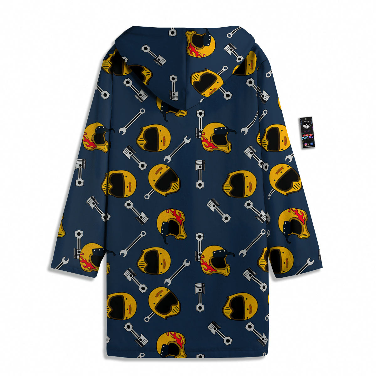 Equipment Motorcycle Print Pattern Men's Windbreaker Jacket-grizzshop