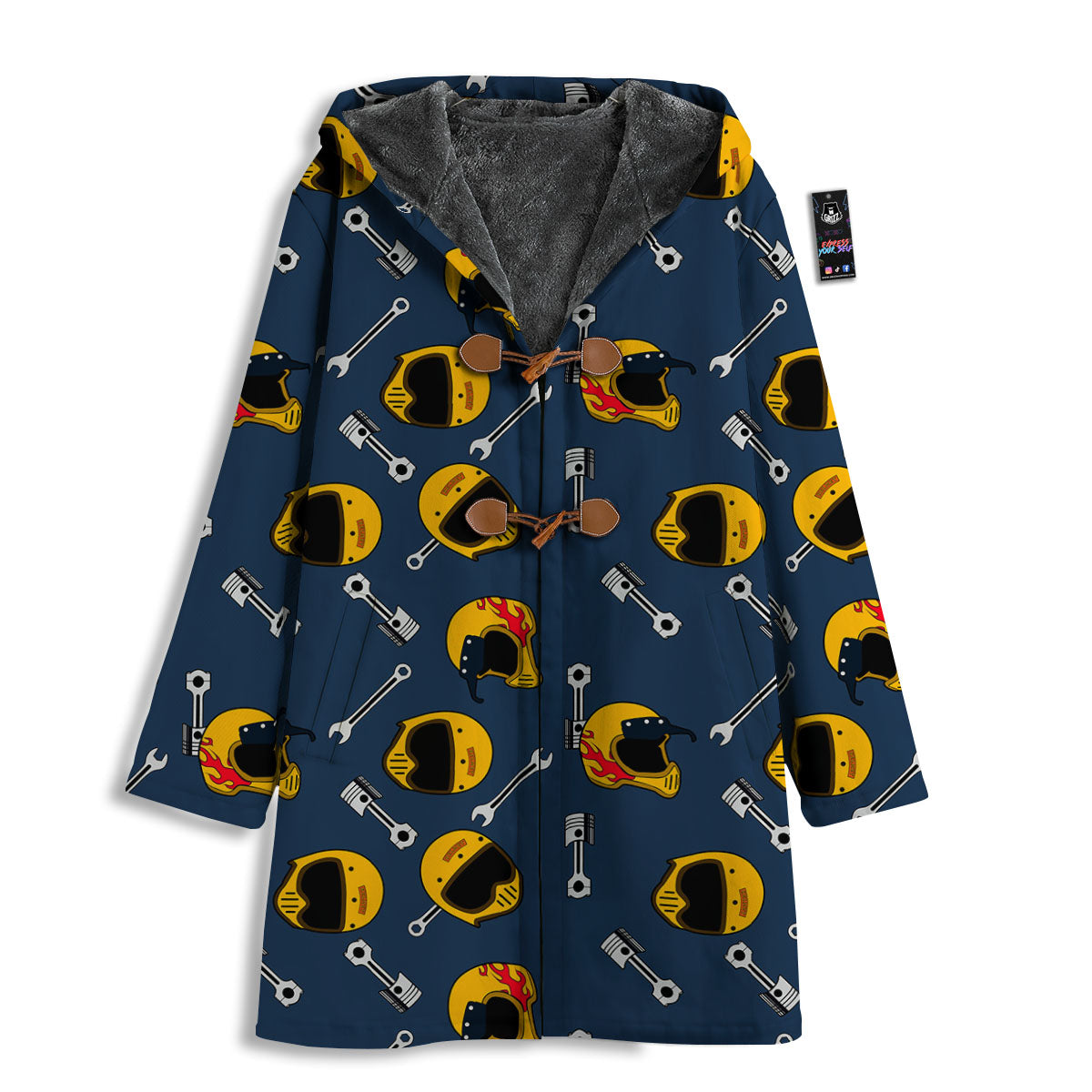 Equipment Motorcycle Print Pattern Men's Windbreaker Jacket-grizzshop