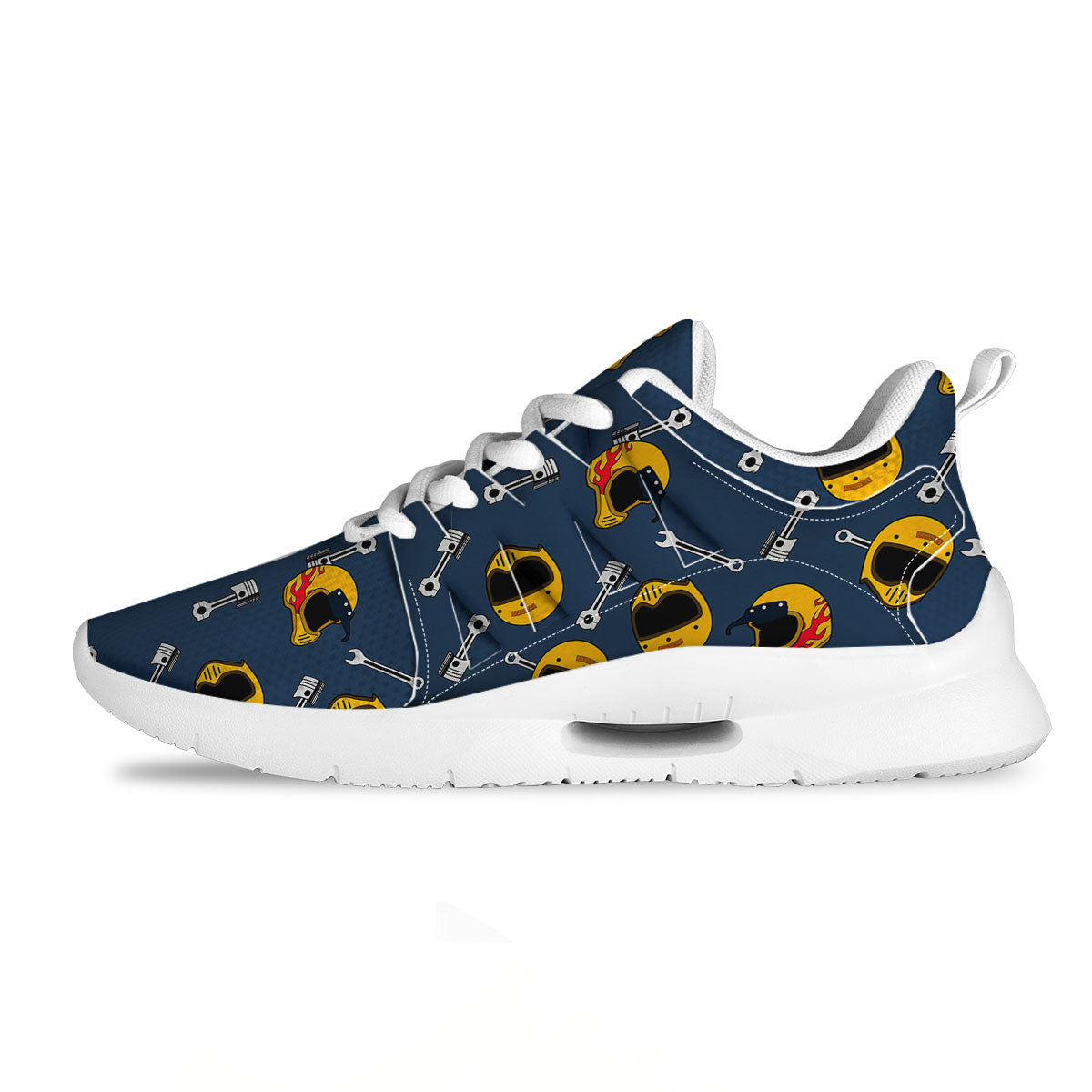 Equipment Motorcycle Print Pattern Tennis Shoes-grizzshop