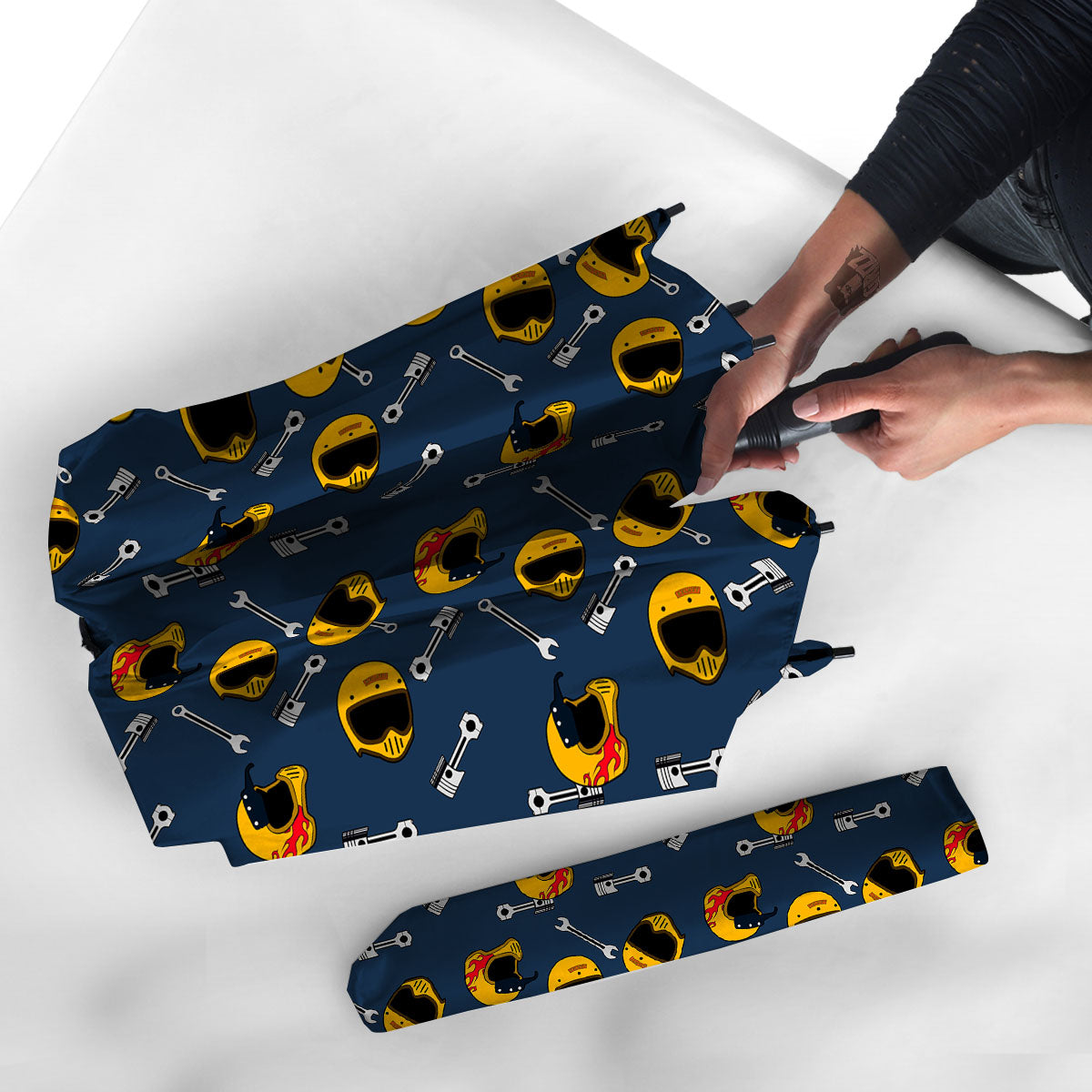 Equipment Motorcycle Print Pattern Umbrella-grizzshop