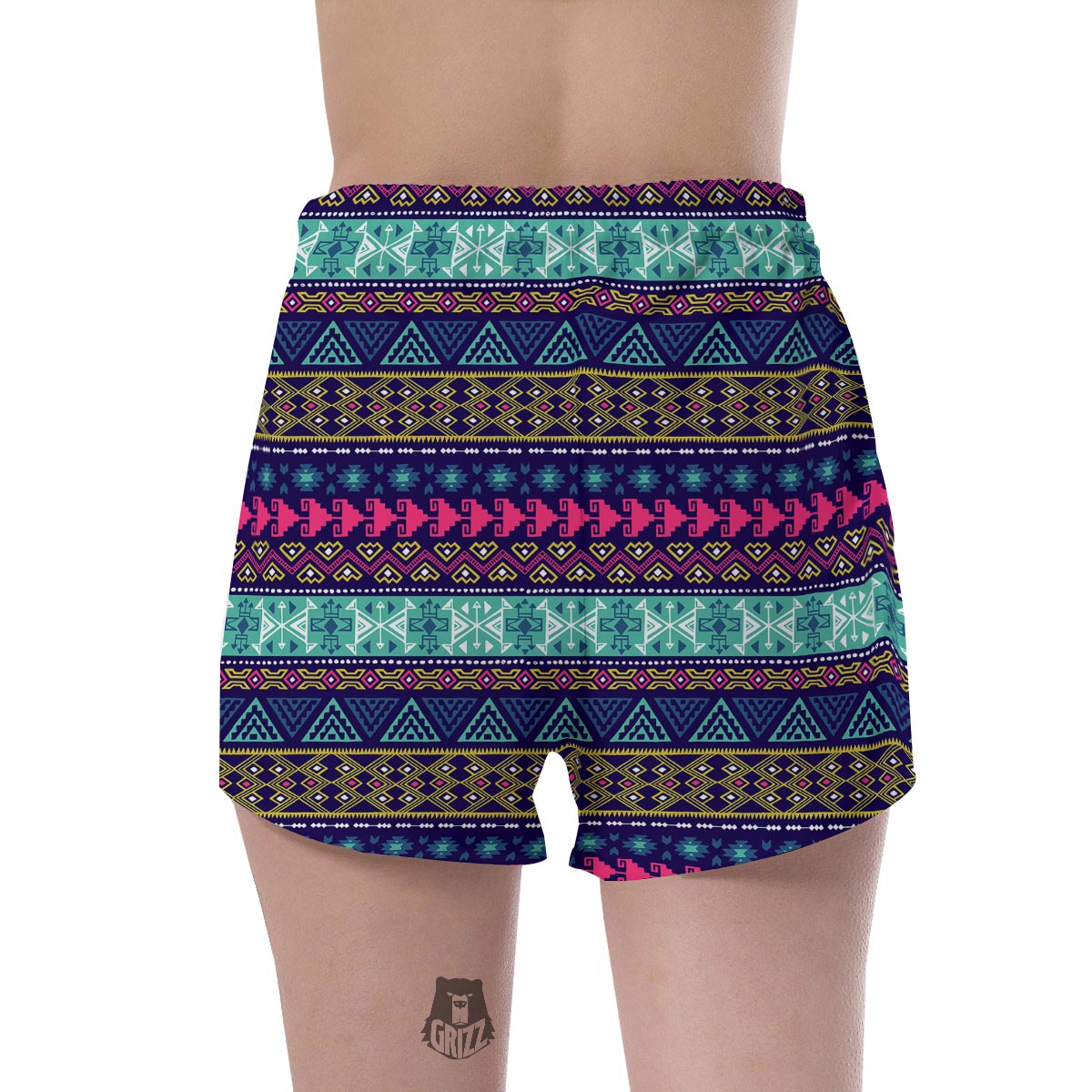 Ethic Aztec Print Women's Shorts-grizzshop