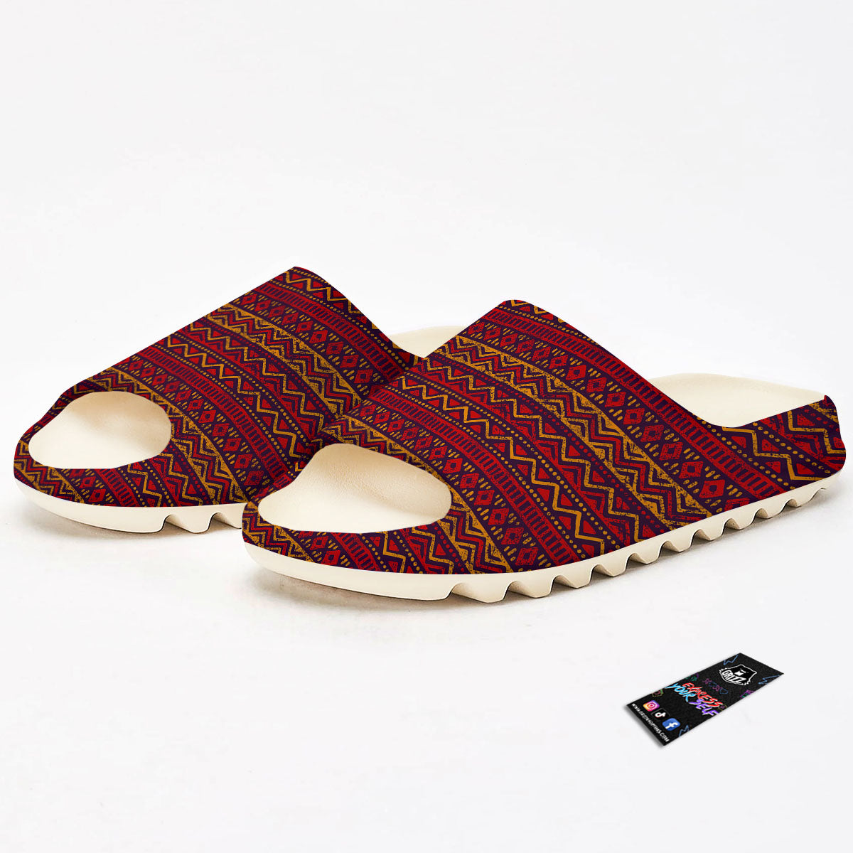 Ethnic African Print Pattern Sandals-grizzshop