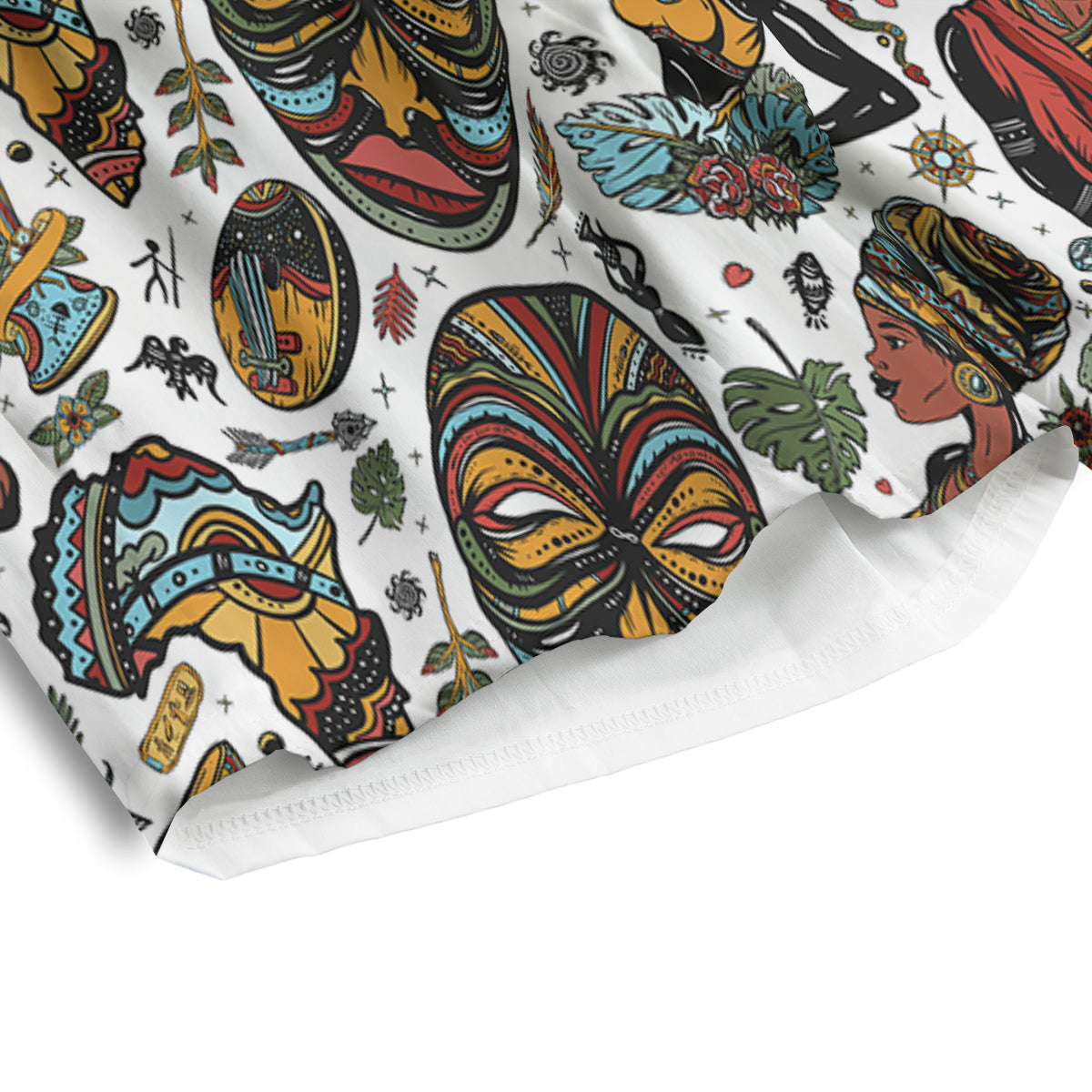 Ethnic Afro African Print Pattern Men's Athletic Shorts