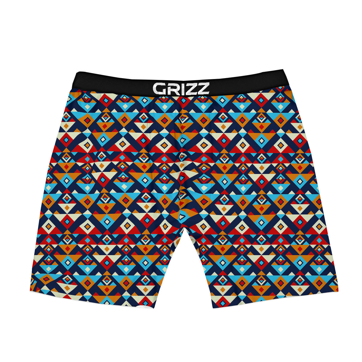 Ethnic Boho Colorful Print Pattern Boxer Briefs-grizzshop
