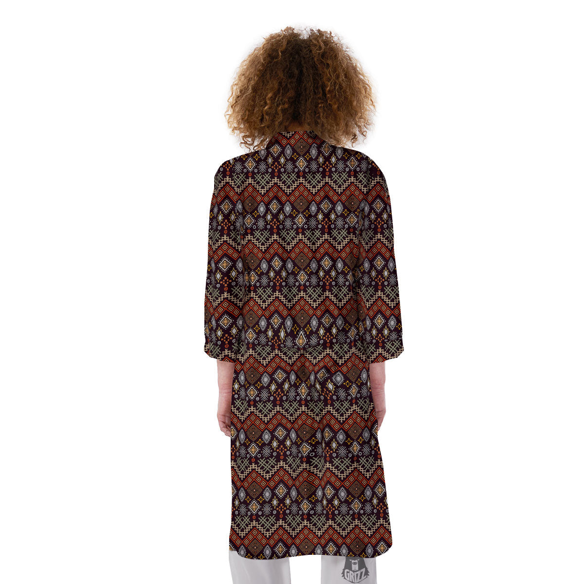 Ethnic Boho Print Pattern Kimono-grizzshop
