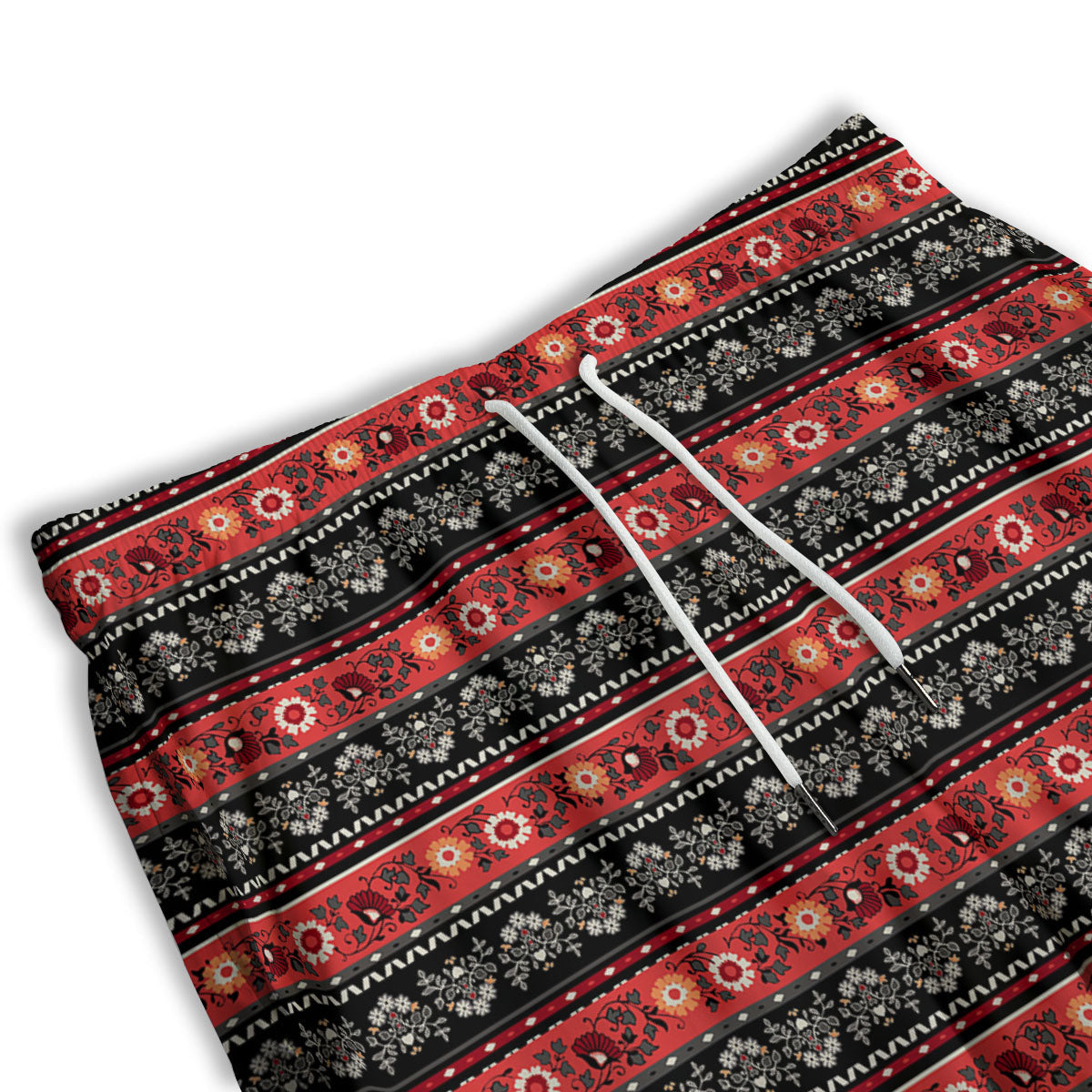 Fence Maori Print Men's Athletic Shorts