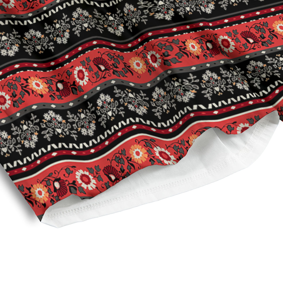 Fence Maori Print Men's Athletic Shorts