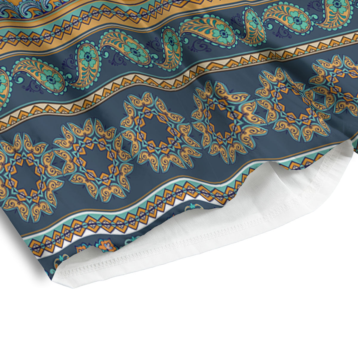 Ethnic Indian Print Pattern Men's Athletic Shorts