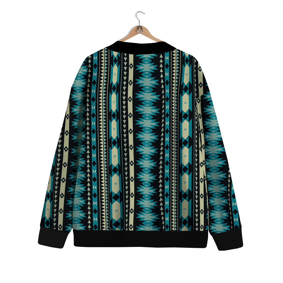 Ethnic Native Print Pattern Cardigan-grizzshop