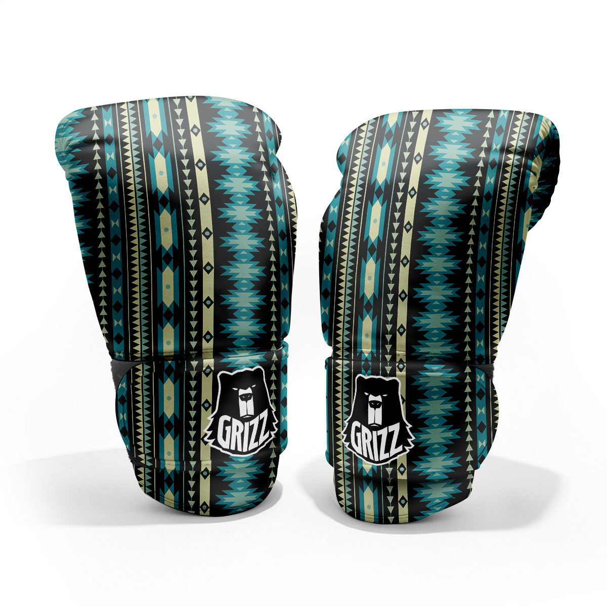 Ethnic Native Print Pattern Pro Boxing Glove