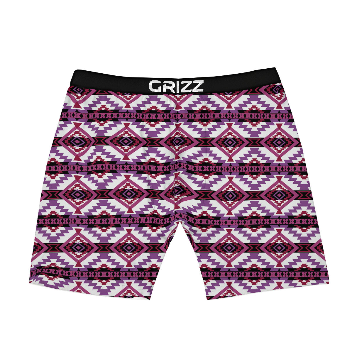 Ethnic Pink African Print Pattern Boxer Briefs-grizzshop