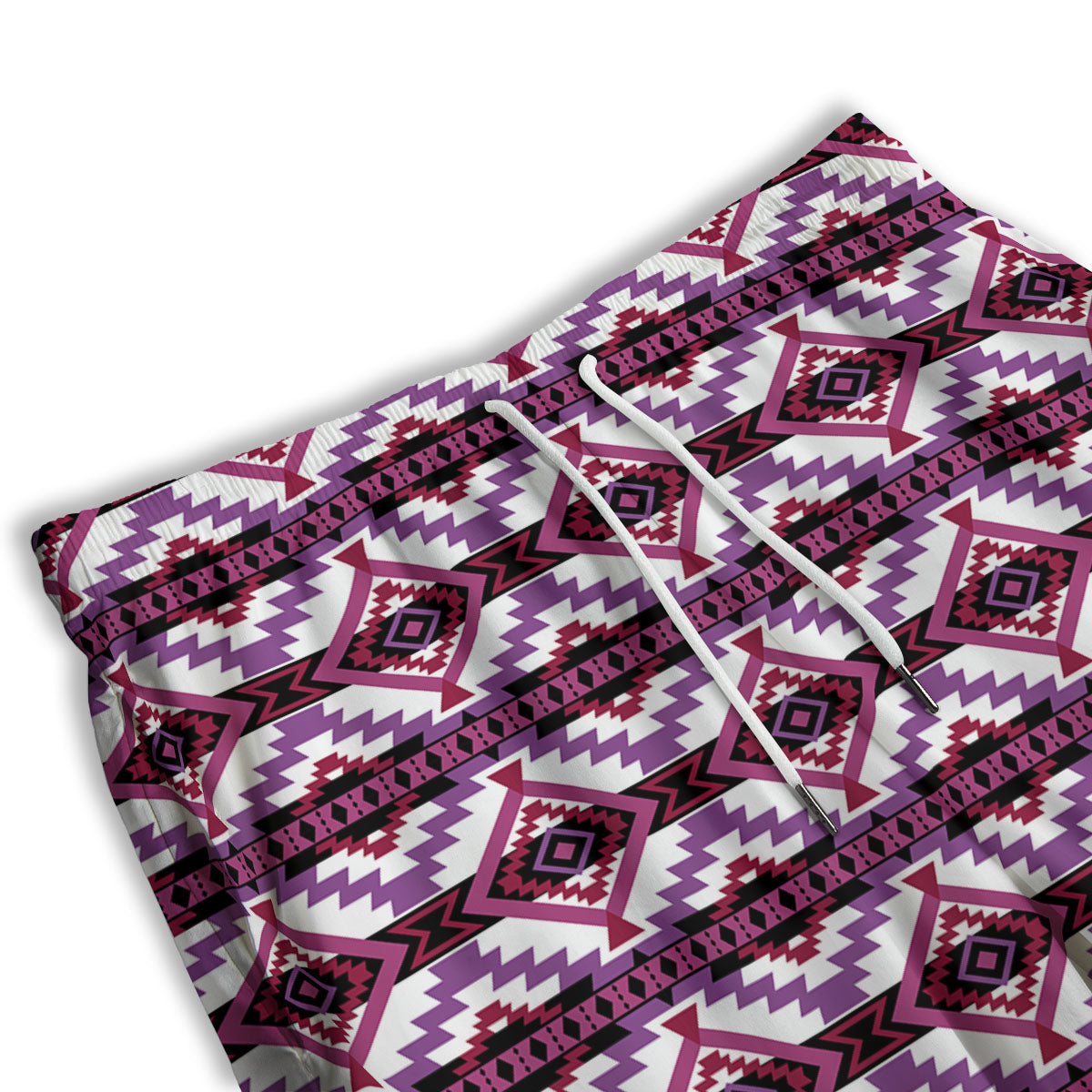 Ethnic Pink African Print Pattern Men's Athletic Shorts