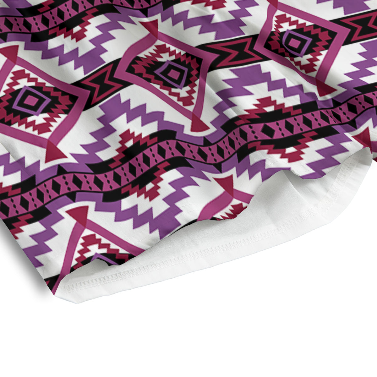 Ethnic Pink African Print Pattern Men's Athletic Shorts
