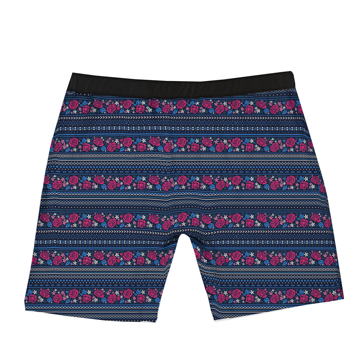 Ethnic Rose Native Tribal Print Pattern Boxer Briefs-grizzshop