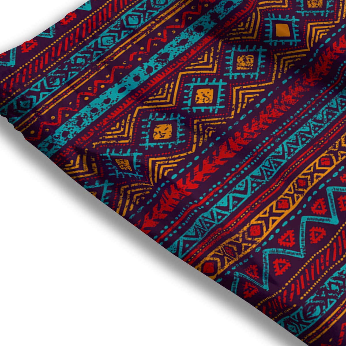 Ethnic Tribal Print Pattern Mesh Shorts