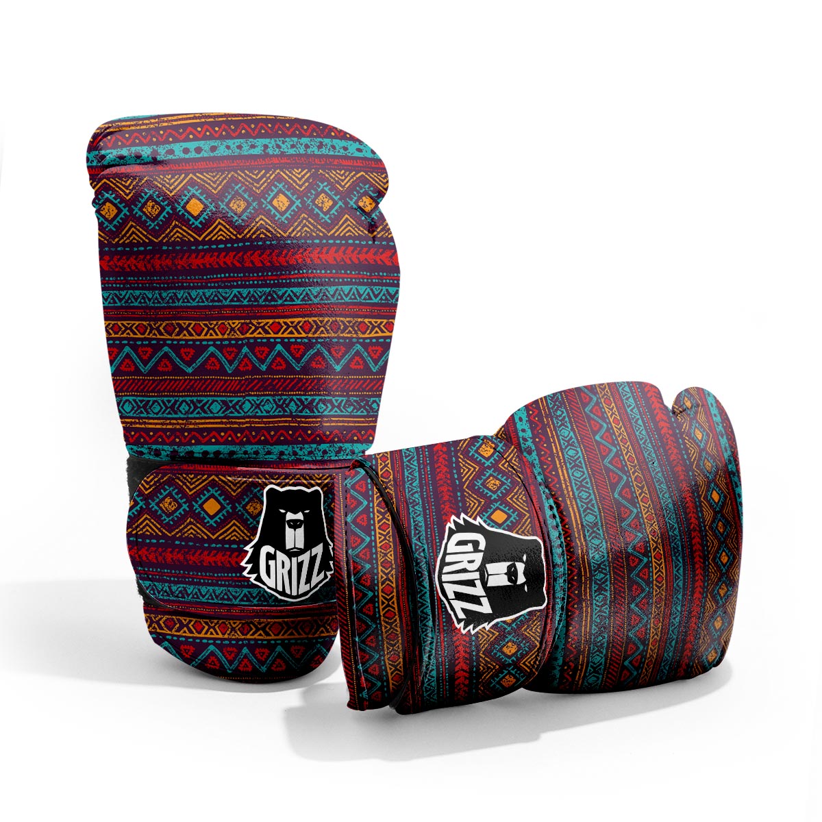 Ethnic Tribal Print Pattern Pro Boxing Glove