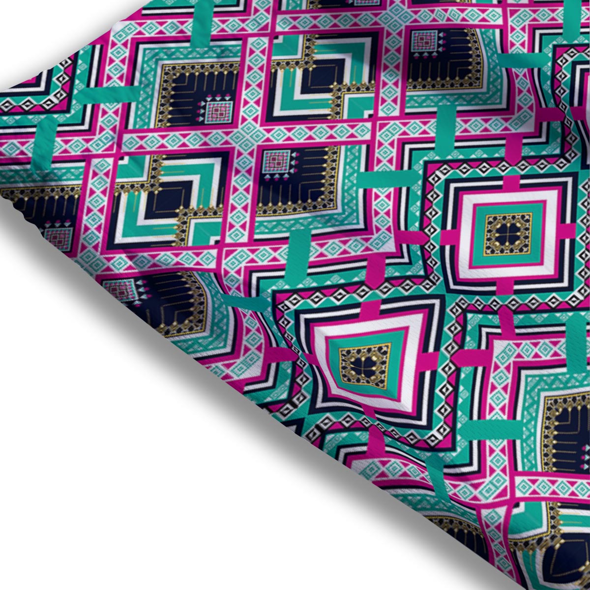 Ethnic Tribal Retro Print Pattern Mesh Shorts